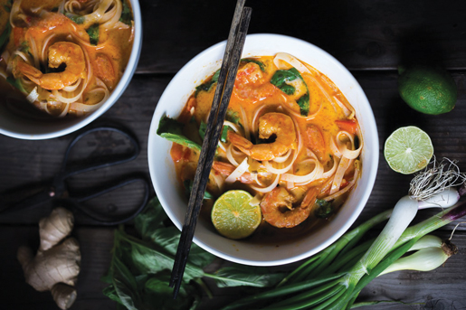15-Minute Thai Coconut Noodle Soup